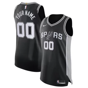 Hermoso San Antonio Spurs Nike Authentic Custom Jersey Black Icon Edition