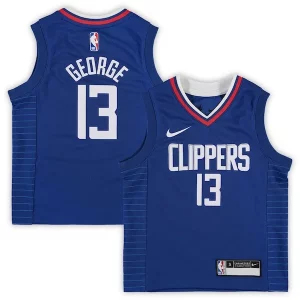 Chulo Duradero Paul George LA Clippers Preschool Nike 2020/21 Fast Break Replica Jersey Royal Icon Edition