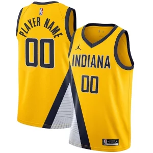 Duradero Elegante Indiana Pacers Jordan Brand Swingman Custom Jersey Statement Edition Gold