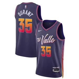 Magnífico Kevin Durant Phoenix Suns Nike Unisex 2023/24 Swingman Jersey Purple City Edition