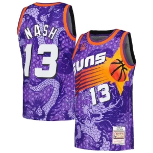 Ideal Sofisticado Steve Nash Phoenix Suns 1996/97 Hardwood Classics Asian Heritage 6.0 Swingman Throwback Player Jersey Purple
