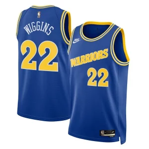 Exquisito Encantador Andrew Wiggins Golden State Warriors Nike Swingman Jersey Classic Edition Blue