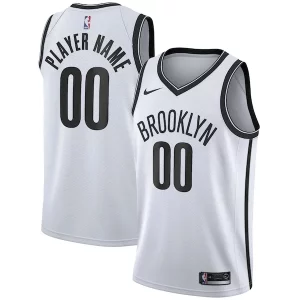 Estupendo Brooklyn Nets Nike 2020/21 Swingman Custom Jersey Association Edition White