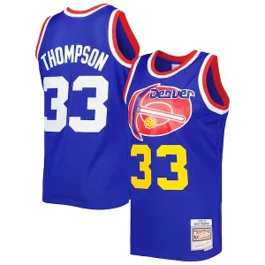 Sofisticado Lujoso Perfecto David Thompson Denver Nuggets Hardwood Classics 1975/76 Swingman Jersey Royal