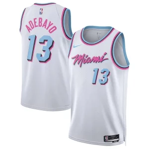 Encantador Bam Adebayo Miami Heat Nike Unisex 2024/25 Swingman Player Jersey City Edition White