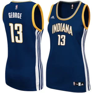 Ideal Moderno Increíble Paul George Indiana Pacers adidas Women's Replica Jersey Navy