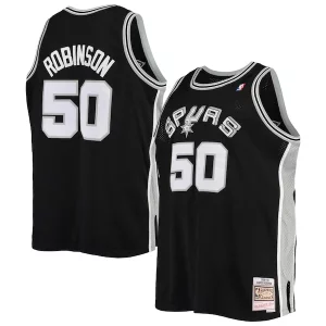 Perfecto Práctico David Robinson San Antonio Spurs 1998/99 Big & Tall Hardwood Classics Swingman Jersey Black