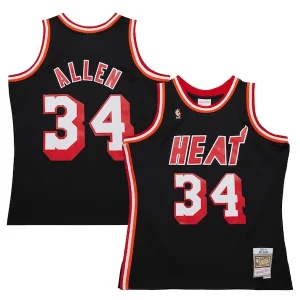Fantástico Genial Ray Allen Miami Heat 2013/14 Hardwood Classics Swingman Jersey Black