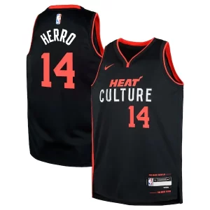 Versátil Tyler Herro Miami Heat Nike Youth Swingman Replica Jersey City Edition Black