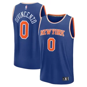 Hermoso Perfecto Donte DiVincenzo New York Knicks Fast Break Replica Player Jersey Icon Edition Royal