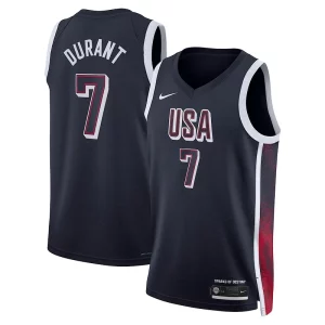 Ideal Maravilloso Bonito Kevin Durant USA #7 Nike 2024 Swingman Player Jersey Navy