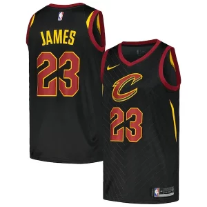 Delicioso Perfecto LeBron James Cleveland Cavaliers Nike Swingman Player Jersey Statement Edition Black