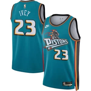 Único Jaden Ivey Detroit Pistons Nike Swingman Jersey Classic Edition Teal