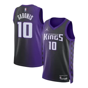 Fantástico Domantas Sabonis Sacramento Kings Jordan Brand Unisex Swingman Jersey Statement Edition Purple