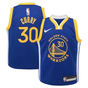 Comodo Stephen Curry Golden State Warriors Nike Preschool Dri FIT Swingman Player Jersey Icon Edition Royal