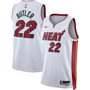 Increíble Fantástico Duradero Jimmy Butler Miami Heat Nike Unisex Swingman Jersey Association Edition White