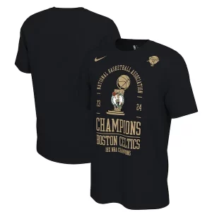 Lujoso Fácil de llevar Boston Celtics Nike 18 Time NBA Finals Champions Locker Room T Shirt Black