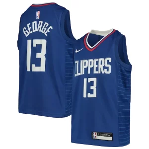 Fácil de llevar Duradero Paul George LA Clippers Nike Youth Swingman Jersey Icon Edition Royal