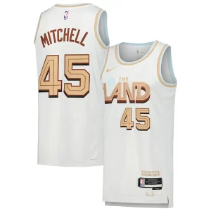 Perfecto Donovan Mitchell Cleveland Cavaliers Nike Swingman Player Jersey City Edition White