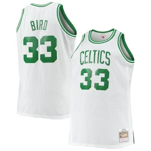 Duradero Larry Bird Boston Celtics Big & Tall 1985/86 Hardwood Classics Swingman Jersey White