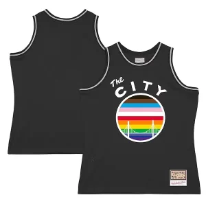 Delicioso Golden State Warriors Hardwood Classic Pride Jersey Black