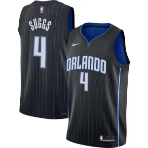 Fantástico Fácil de llevar Jalen Suggs Orlando Magic Nike Youth Swingman Jersey Icon Edition Black
