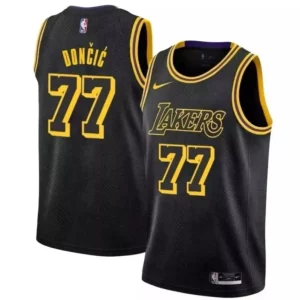 Increíble Ideal Luka Dončić Los Angeles Lakers Nike Mamba Edition Jersey Black