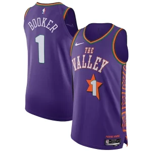 Versátil Clásico Devin Booker Phoenix Suns Nike 2024/25 Authentic Player Jersey City Edition Purple