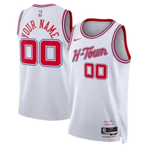 Versátil Houston Rockets Nike Unisex 2023/24 Custom Swingman Jersey White City Edition