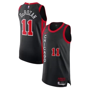 Moderno Bonito Exquisito Nike DeMar DeRozan Chicago Bulls Authentic Jersey City Edition Black