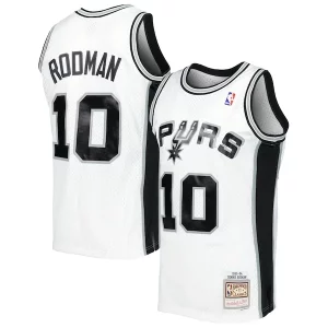 Ideal Comodo Dennis Rodman San Antonio Spurs 2001/02 Hardwood Classics Swingman Jersey White