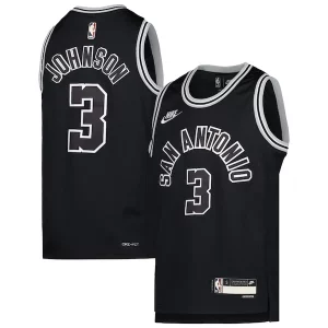 Fantástico Ideal Único Keldon Johnson San Antonio Spurs Nike Youth 2022/23 Swingman Jersey Classic Edition Black