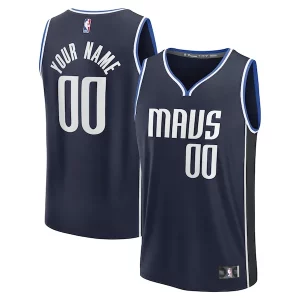 Estupendo Dallas Mavericks Custom Fast Break Jersey Statement Edition Navy/Blue