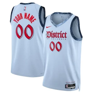 Fácil de llevar Washington Wizards Nike Unisex 2024/25 Custom Swingman Jersey City Edition Powder Blue