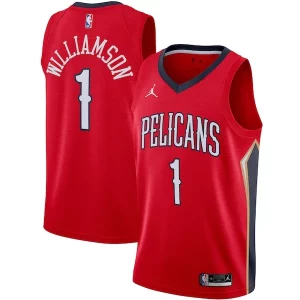 Perfecto Versátil Zion Williamson New Orleans Pelicans Jordan Brand 2020/21 Swingman Jersey Statement Edition Red