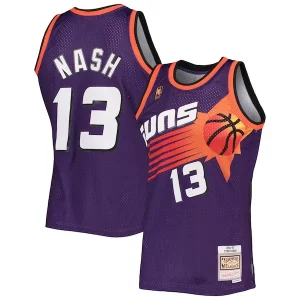 Sofisticado Resistente Steve Nash Phoenix Suns 1996/97 Hardwood Classics Swingman Jersey Purple