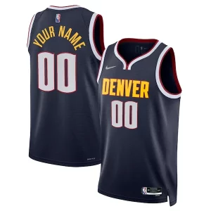 Duradero Denver Nuggets Nike 2021/22 Diamond Swingman Custom Jersey Icon Edition Navy