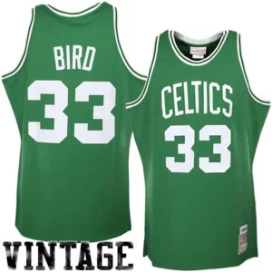 Duradero Larry Bird Boston Celtics 1985/86 Hardwood Classics Authentic Jersey Kelly Green