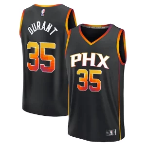 Magnífico Exquisito Maravilloso Kevin Durant Phoenix Suns Fast Break Replica Player Jersey Statement Edition Black