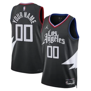 Robusto Cool Clásico LA Clippers Jordan Brand Unisex 2022/23 Swingman Custom Jersey Statement Edition Black