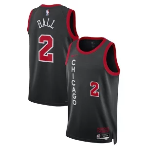 Sofisticado Elegante Genial Lonzo Ball Chicago Bulls Nike Unisex 2023/24 Swingman Jersey Black City Edition