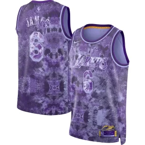 Moderno Encantador Clásico LeBron James Los Angeles Lakers Nike Unisex Select Series Swingman Jersey Purple
