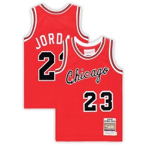 Elegante Michael Jordan Chicago Bulls Toddler Hardwood Classics 1984/85 Authentic Swingman Jersey Red