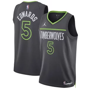 Magnífico Único Estupendo Anthony Edwards Minnesota Timberwolves Jordan Brand Unisex Swingman Jersey Statement Edition Charcoal