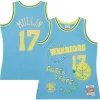 Cool Increíble Chulo Chris Mullin Golden State Warriors 1993/94 Swingman Sidewalk Sketch Jersey Light Blue