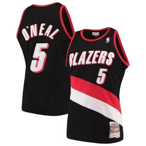 Perfecto Elegante Jermaine O'Neal Portland Trail Blazers 1999/00 Hardwood Classics Swingman Jersey Black