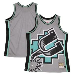 Práctico Estupendo Fantástico San Antonio Spurs Hardwood Classics Blown Out Fashion Jersey Gray
