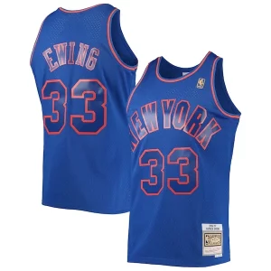 Moderno Cool Fácil de llevar Patrick Ewing New York Knicks 1996/97 Hardwood Classics Swingman Jersey Blue