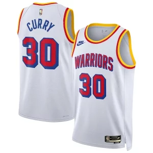 Increíble Lujoso Stephen Curry Golden State Warriors Nike Unisex 2024/25 Swingman Jersey White Classic Edition