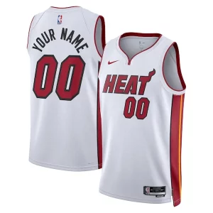 Atractivo Miami Heat Nike Unisex Swingman Custom Jersey White Association Edition
